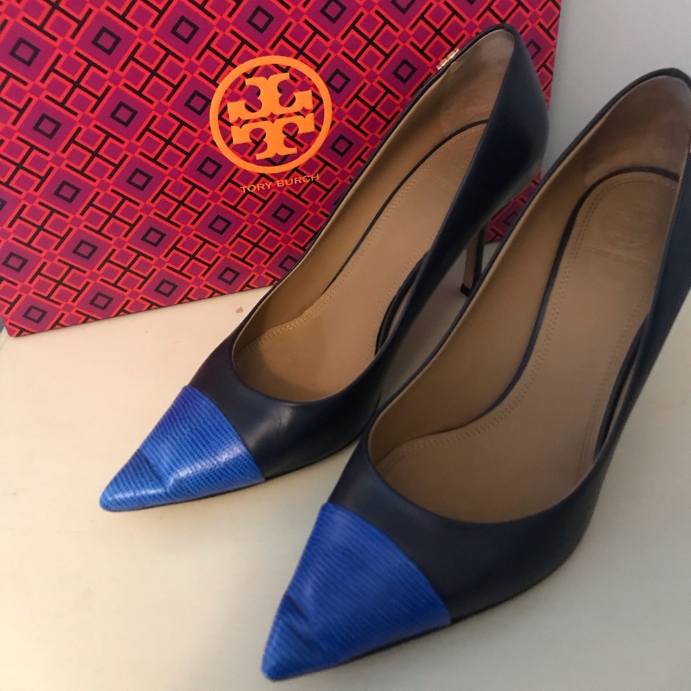Tory Burch Color Block Heels
